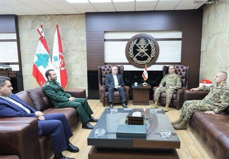 دیدار سفیر ایران با وزیر دفاع و فرمانده ارتش لبنان دیدار سفیر ایران با وزیر دفاع و فرمانده ارتش لبنان