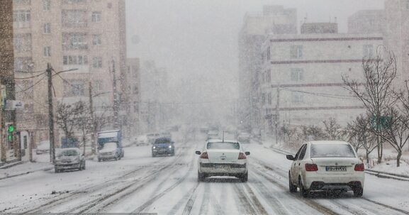 بارش برف و باران در ۴ استان/ انسداد ۹ محور مواصلاتی بارش برف و باران در ۴ استان/ انسداد ۹ محور مواصلاتی