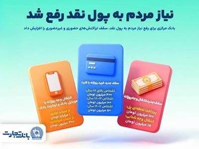 افزایش سقفهای جدید نقل و انتقال حضوری و غیرحضوری افزایش سقفهای جدید نقل و انتقال حضوری و غیرحضوری