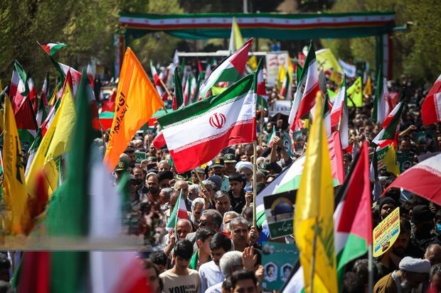 دعوت از ملت ایران برای حضور در راهپیمایی روز جهانی قدس دعوت از ملت ایران برای حضور در راهپیمایی روز جهانی قدس
