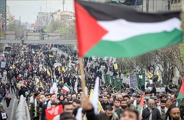 آغاز راهپیمایی روز قدس در تهران