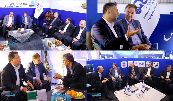 بازدید مدیرعامل بانک دی از غرفههای نمایشگاه نفت، گاز، پالایش و پتروشیمی بازدید مدیرعامل بانک دی از غرفههای نمایشگاه نفت، گاز، پالایش و پتروشیمی