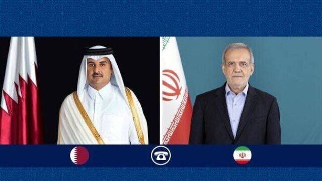 گفت وگوی پزشکیان و امیر قطر/ تلاش مشترک برای توقف جنایات در غزه