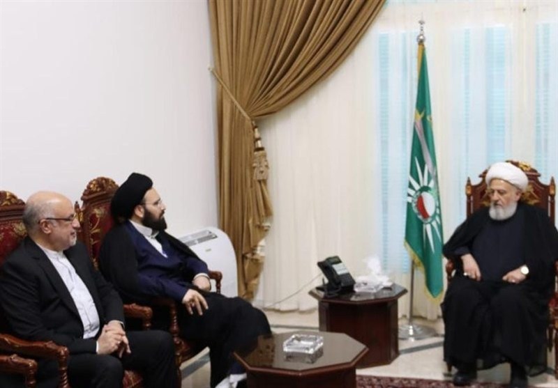 دیدار یادگار امام(ره) با نایب رئیس مجلس اعلای شیعیان لبنان دیدار یادگار امام(ره) با نایب رئیس مجلس اعلای شیعیان لبنان