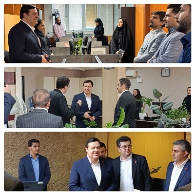 بازدید میدانی مدیرعامل بانك ملت از واحدهای پشتیبان و خدمات رسان و مركز پاسخگویی به مشتریان بازدید میدانی مدیرعامل بانك ملت از واحدهای پشتیبان و خدمات رسان و مركز پاسخگویی به مشتریان