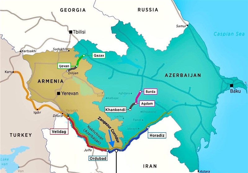 طرح جدید آمریکا برای کریدور زنگهزور با سلب حاکمیت ارمنستان طرح جدید آمریکا برای کریدور زنگهزور با سلب حاکمیت ارمنستان