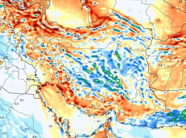 توقف بارش‌ها تا روز پنجشنبه/هشدار تداوم گرما و وزش باد شدید