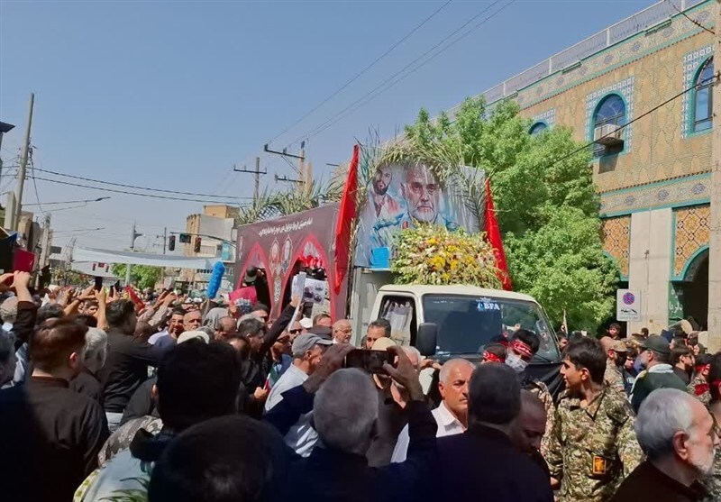 احترام خوزستان برای شهدای وطن/ سردار رشید آمد
