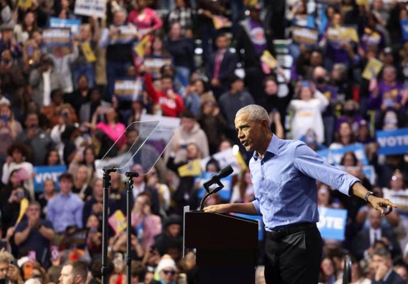 اوباما خطاب به دموکراتها: با بیقانونی و بیتوجهی ترامپ مقابله کنید اوباما خطاب به دموکراتها: با بیقانونی و بیتوجهی ترامپ مقابله کنید