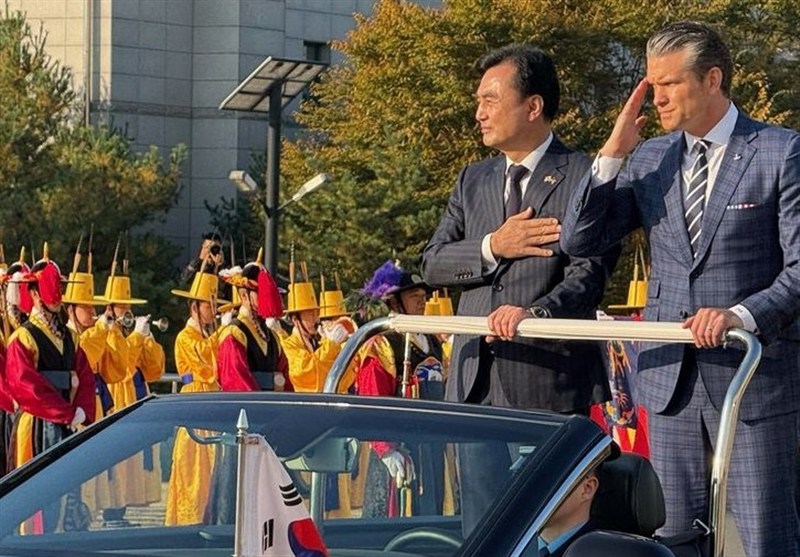 نظامیان آمریکا در کره جنوبی؛ گزینه مشارکت در جنگ محتمل با چین