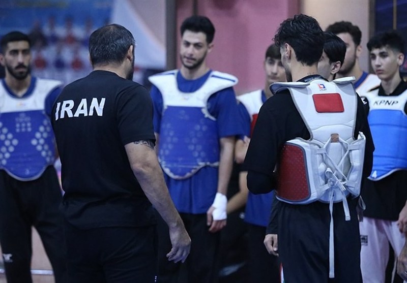 تمرین مشترک ملیپوشان ایران و ویتنام در خانه تکواندو تمرین مشترک ملیپوشان ایران و ویتنام در خانه تکواندو