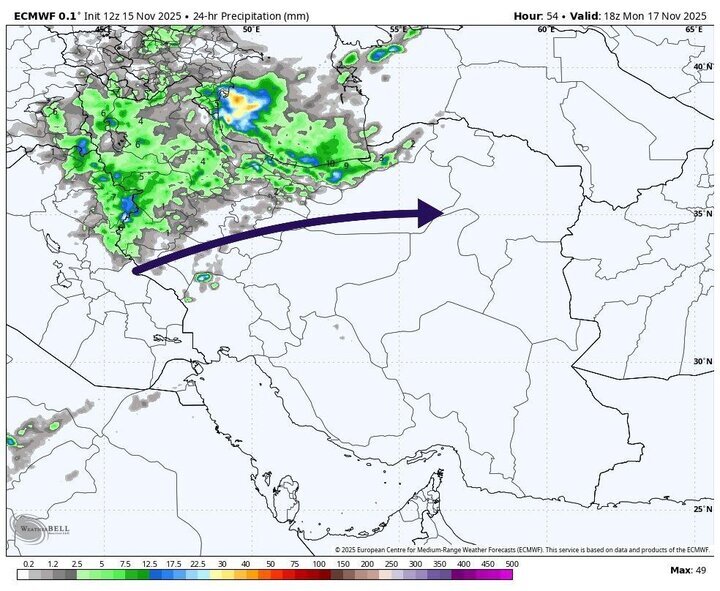 سامانه فعلی آخرین موج بارشها است/۷ استان بدون حتی یک میلیمتر بارش سامانه فعلی آخرین موج بارشها است/۷ استان بدون حتی یک میلیمتر بارش