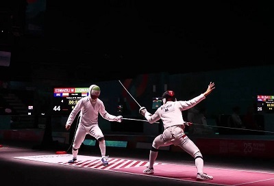 بازی‌های کشورهای اسلامی| صعود تیم شمشیربازی اپه ایران به یک‌چهارم نهایی