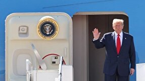 سوتی عجیب ترامپ در ژاپن