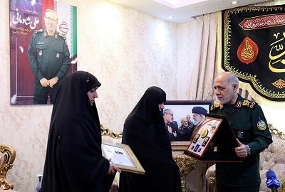 اعطای درجه سپهبدی به شهید علی شادمانی