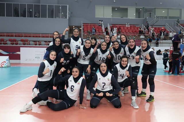 قهرمانی دختران والیبال ایران در بازی‌های آسیایی