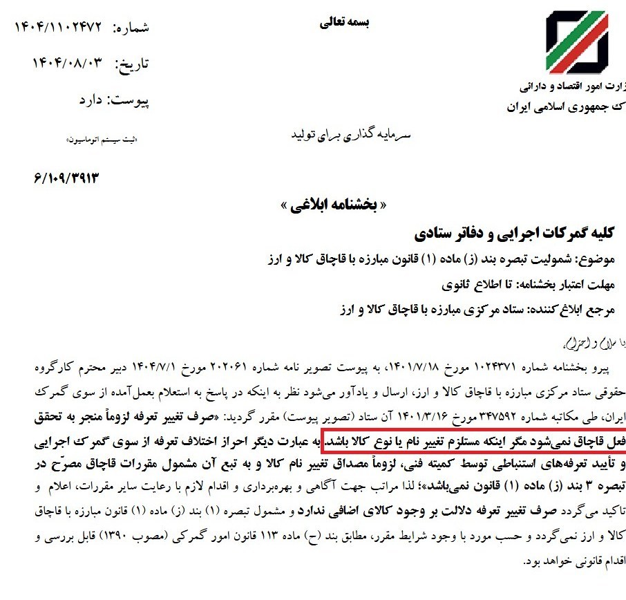 قاچاق کالا ,