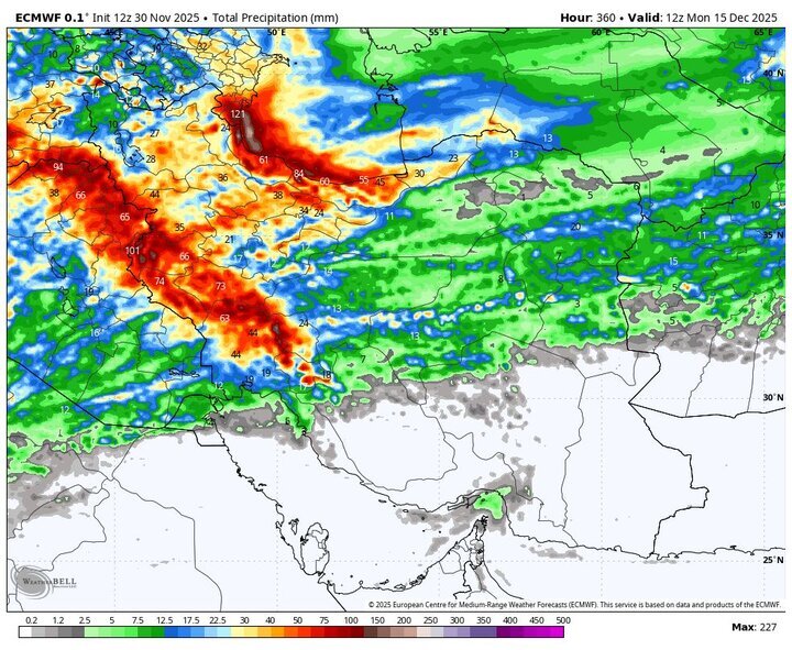 تشدید بارش برف و باران تا روز پنجشنبه/ کاهش محسوس دما در راه است