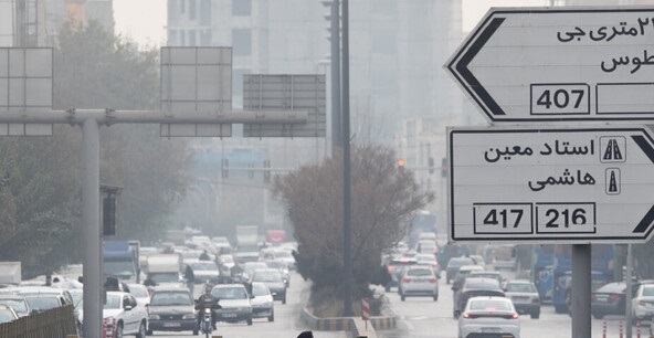 ۲۲ ایستگاه کیفیت هوای تهران در وضعیت قرمز