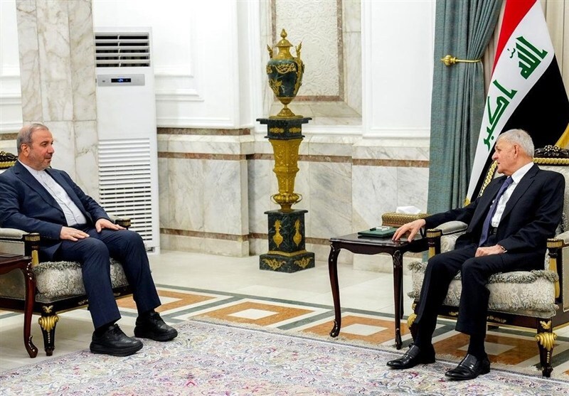 تأکید رئیس‌جمهور عراق بر تقویت روابط با ایران