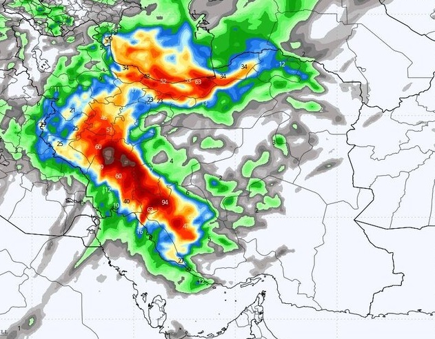 ورود سامانه بارشی جدید از روز چهارشنبه/آلودگی هوا در مرز وضعیت خطرناک