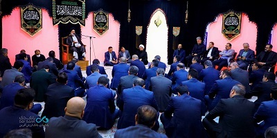 آیین سوگواری ایام فاطمیه در بانک دی برگزار شد