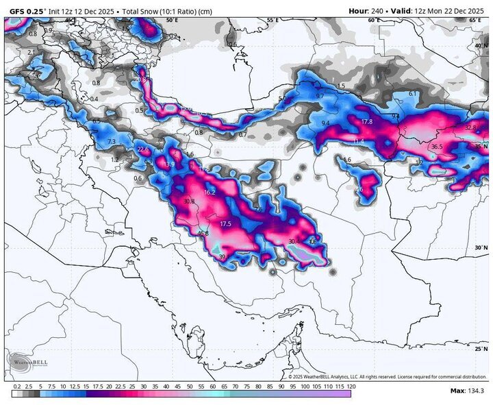 ورود سامانه بارشی جدید به کشور از سهشنبه/ تشدید بارشهای در ۲۲ استان ورود سامانه بارشی جدید به کشور از سهشنبه/ تشدید بارشهای در ۲۲ استان