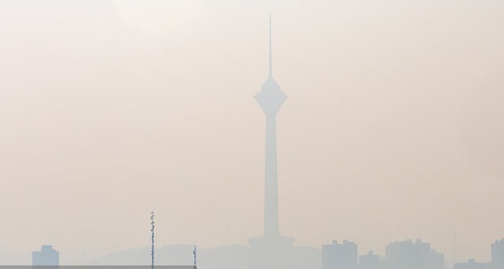 هوای تهران در وضعیت قرمز است/ جولان ذرات معلق در هوای پایتخت