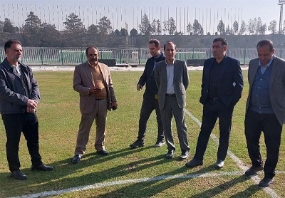 نمونهبرداری از چمن ورزشگاه تختی نمونهبرداری از چمن ورزشگاه تختی