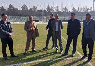 نمونه‌برداری از چمن ورزشگاه تختی