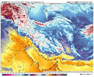 بارش‌های خفیف در شمال کشور/ تشدید انباشت غلظت آلاینده‌ها در تهران