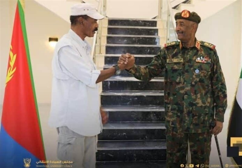 نخستین سفر رئیس جمهور اریتره به سودان/مسائل امنیتی محور اصلی مذاکرات