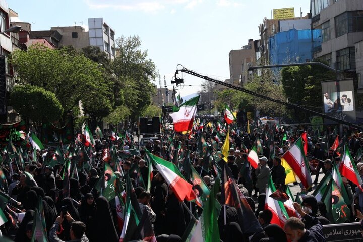 تهران در سوگ اربعین سیدالشهدای جبهه انقلاب اسلامی