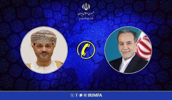 تماس عراقچی با همتای عمانی خود تماس عراقچی با همتای عمانی خود