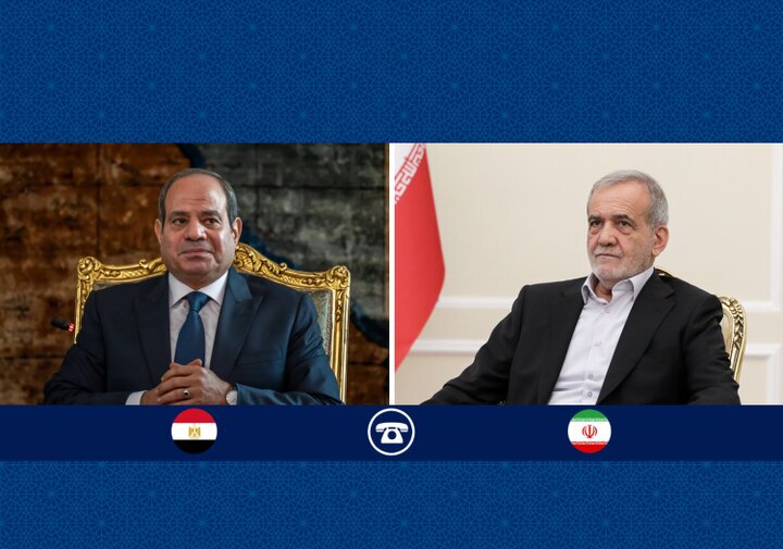 تأکید روسای جمهور ایران و مصر بر راهکارهای دیپلماتیک حل و فصل مسائل تأکید روسای جمهور ایران و مصر بر راهکارهای دیپلماتیک حل و فصل مسائل