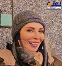 افسانه بایگان با شال و کلاه دخترانه+عکس