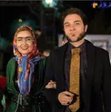پوشش متفاوت کتایون ریاحی و پسرش در جشن سینمایی
