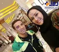 سلفی بازیکن پرسپولیس و خانم مجری مشهور تلویزیون