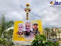 تابلوی شهید سلیمانی در لبنان +عکس