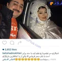 عکس جدید سحر قریشی در لباس عروس!