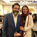 تیپ رسمی خانم بازیگر و همسرش در مراسم افتتاح رستورانش/عکس