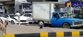 نتيجه تصادف بنز کروک با نیسان آبی+ عکس