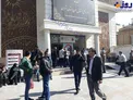 تجمع مردم برای اهدای خون به زلزله زدگان/عکس