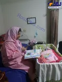 تدریس آنلاین معلم دزفولی پس از زایمان+عکس