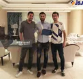عكس/ بازيكنان پيشكسوت استقلال در منزل پژمان منتظری