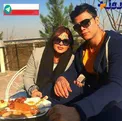عکسی دیده نشده از تیپ والیبالیست معروف و همسرش