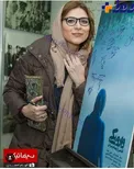 تیپ متفاوت خانم بازیگر در اکران خصوصی یک فیلم+ عکس