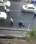 خودكشي نافرجام در اتوبان امام علي تهران +عکس
