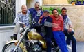 حضور بازيگران مرد، روی موتور لوکس آقای بازیگر!