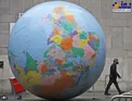مجسمه غول پیکر کره زمین در لندن/عکس